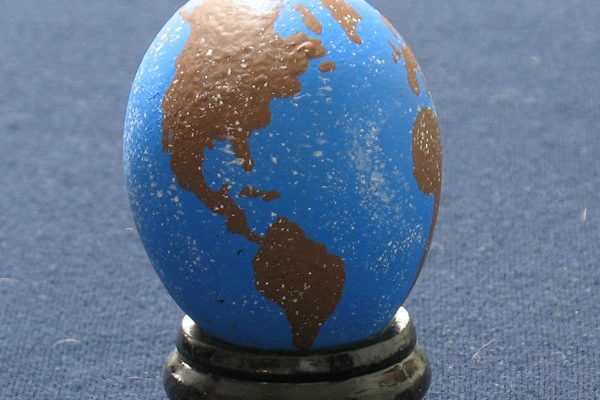 Earth Easter Egg Design