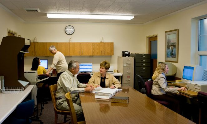 A Family History Center at The Church of Jesus Christ of Latter-day Saints
