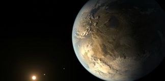 Artist's depiction of Newly Discovered Kepler 186-F
