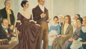 Joseph Smith organized the Relief Society. Emma Smith first president