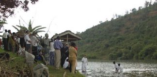 Mormon Missionaries baptize Rwandan converts