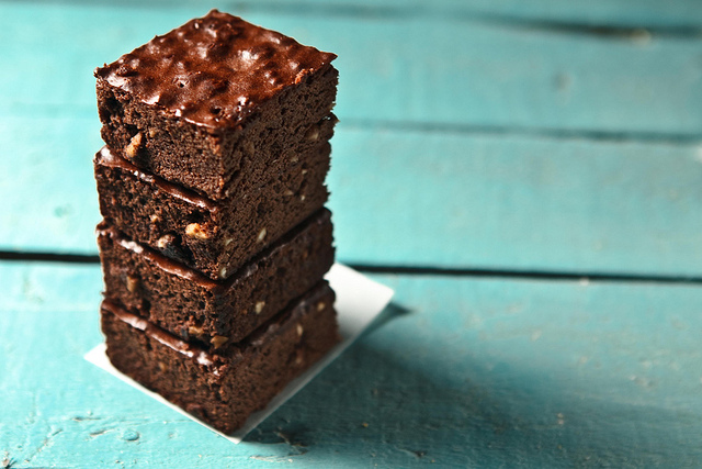 Tower of Babel made from Brownies