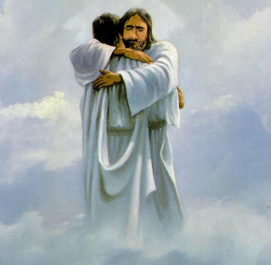 Embraced in the Hug of Jesus Christ