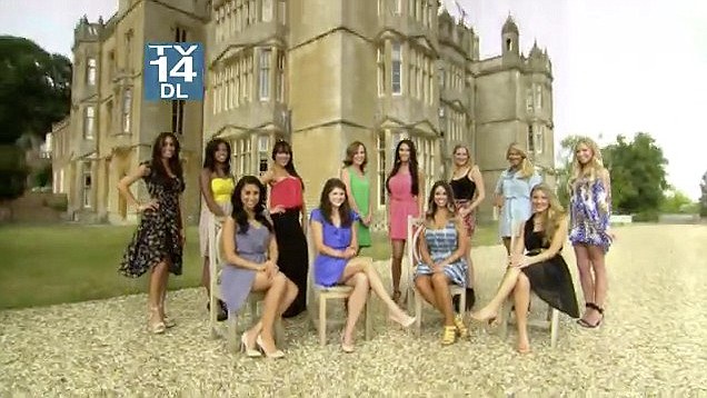 The twelve "contestants" for Who Wants to Marry Harry