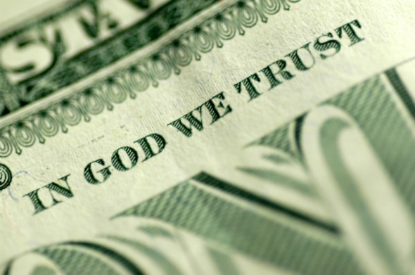 US currency - In God We Trust