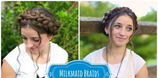 Milkmaid Braids from Cute Girls Hairstyles