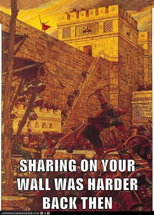 Sharing on Wall