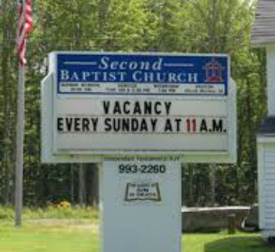 Vacancy Every Sunday at 11