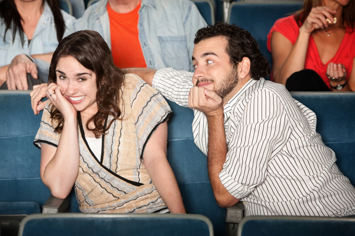 Image via LDSLiving.com awkward date at the movies.