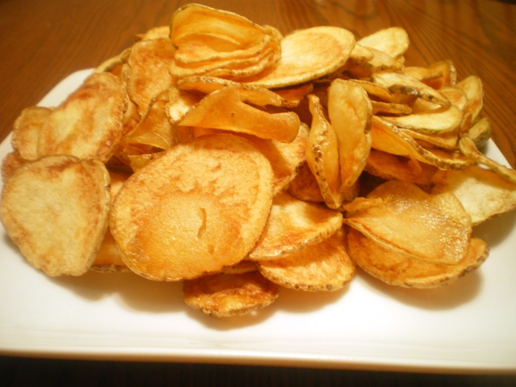 homemade potato chips