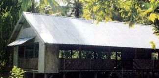 An island chapel in Kiribati
