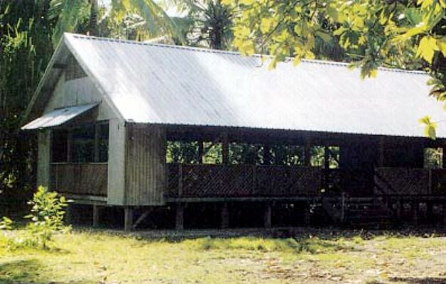 An island chapel in Kiribati