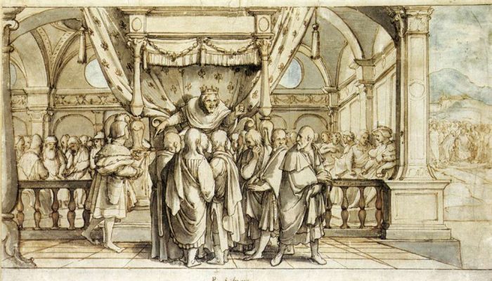 Hans Holbein The Arrogance of Rehoboam