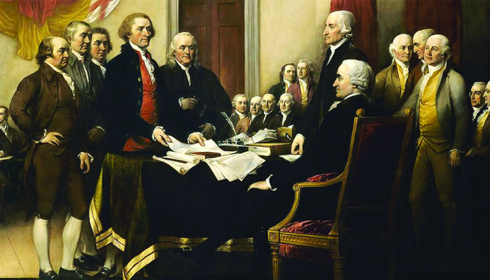 Signing the Declaration of Independence