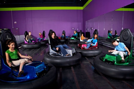 LDS primary kids are bumper cars