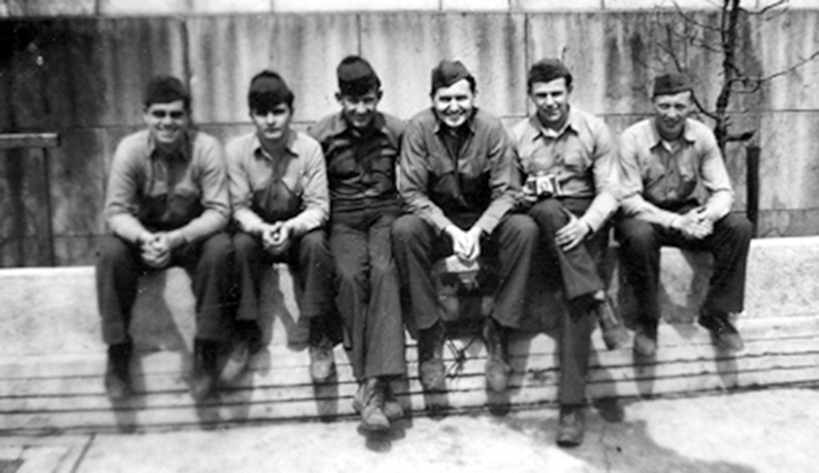 L Tom Perry and fellow servicemen