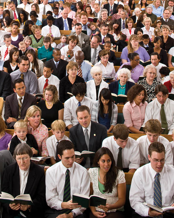 LDS Congregation of diverse cultural backgrounds