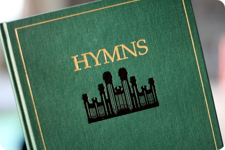 An LDS Hymn book - image from Thisismechallenge.blogspot.com