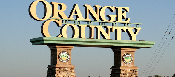 Orange County sign