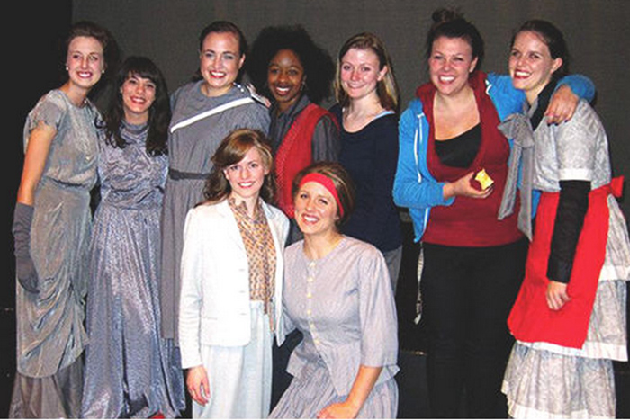 The cast of women of faith stage play