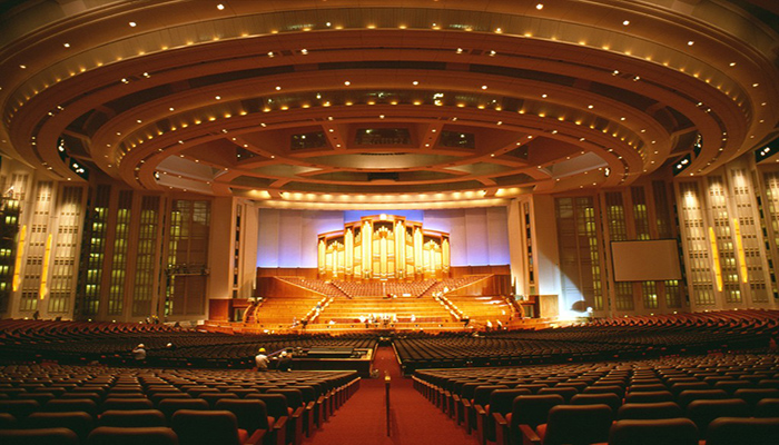 General Assembly area within the Mormon Conference Center on Temple Square