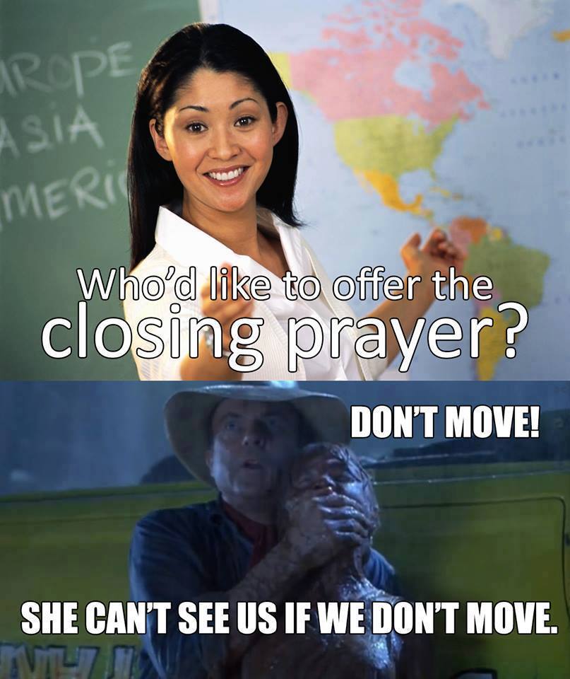 Mormon Prayer Meme Jurassic Park