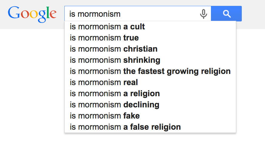 Google Search Mormonism