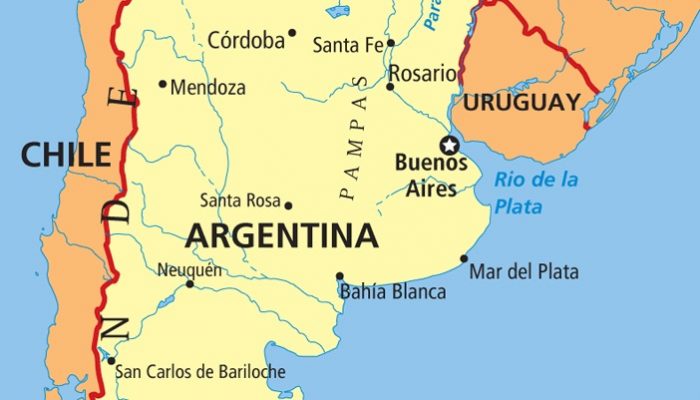 Map of Argentina