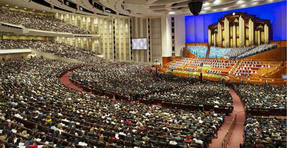 Communal Prayer at the LDS General Conference