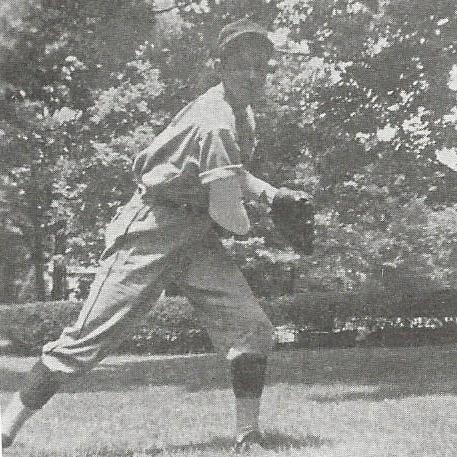 Rober D. Hales playing baseball