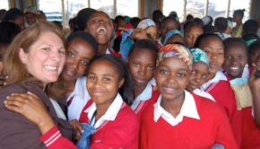 Days for Girls providing humanitarian kits to adolescent women in Kenya