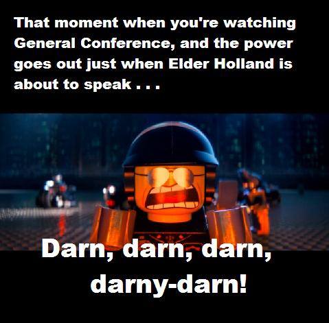 LDS Conference Memes lego movie