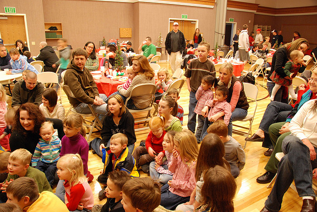 Local LDS neighborhood Christmas activity