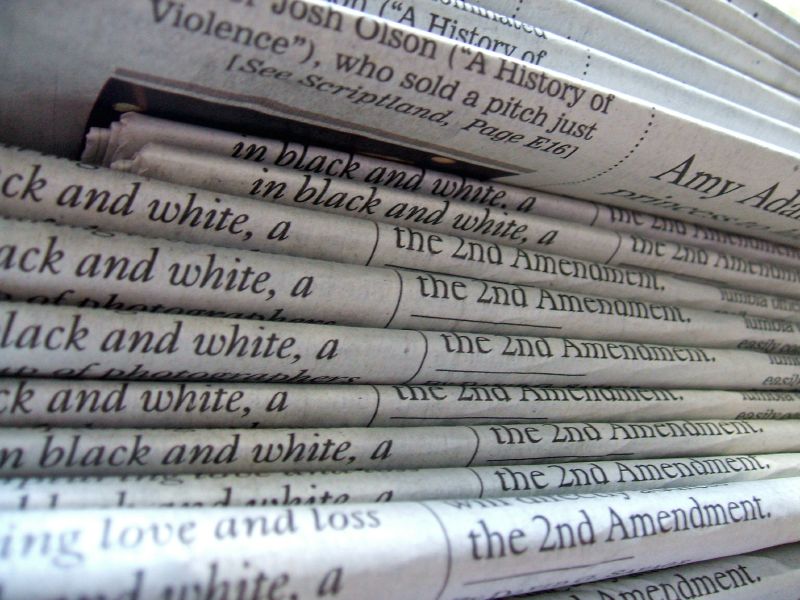 Stack of Newspapers