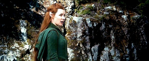 Tauriel saying it is their responsibility to fight evil