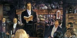 Joseph Smith organizes church