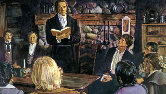 Joseph Smith organizes church