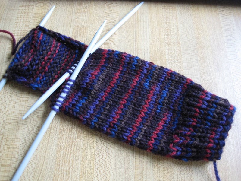 knitting socks