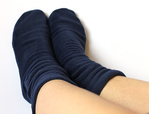 Warm fleece socks