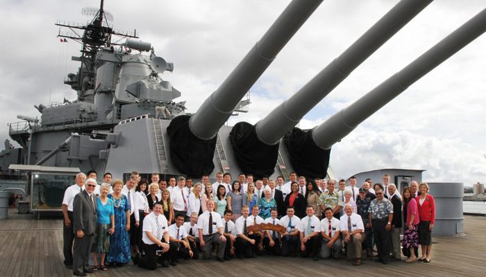 LDS missionaries at Pear Harbor