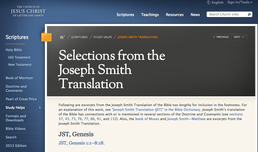 Joseph Smith Translation