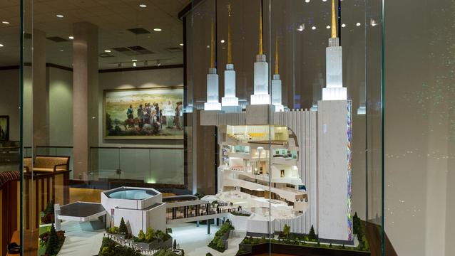 Washington D.C. temple model