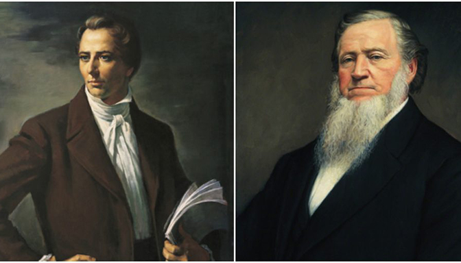 Brigham Young and Joseph Smith
