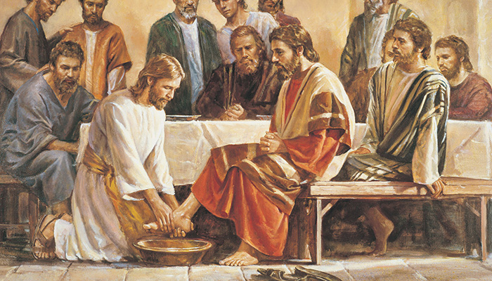 Painting of Jesus Washing the Feet of the Disciples