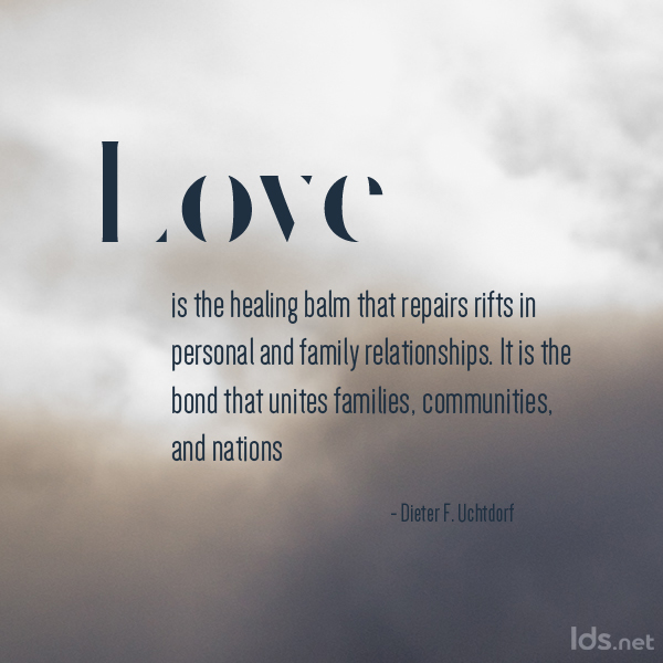 lds quotes on love