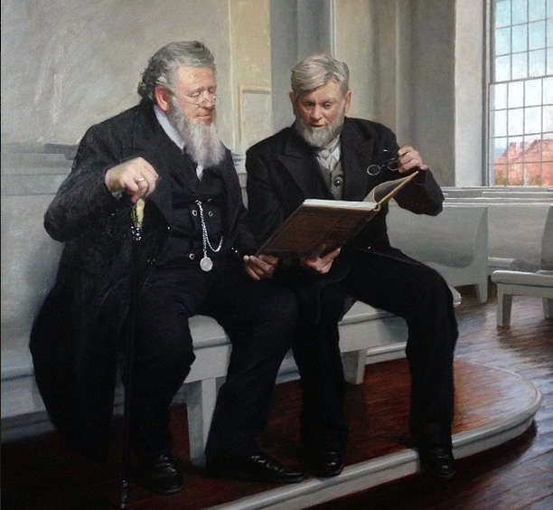 Brigham Young and Wilford Woodruff