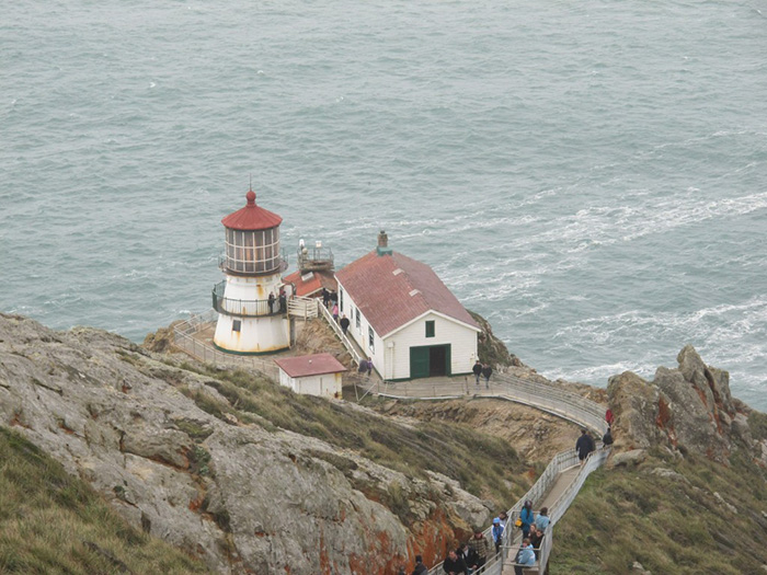 Point Reyes Lighthouse from above