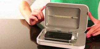 device used to sanitize cell phones