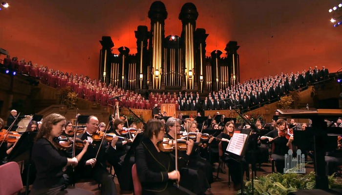 Mormon Tabernacle Choir Performance in the tabernacle