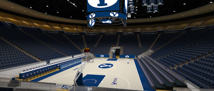 Marriott Center new seating